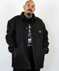 Cheap FB County Store 18 FB County Men's Oversized Black Denim Jacket