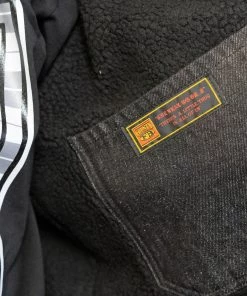 FB County Men's Oversized Black Denim Jacket 14 FB County Men's Oversized Black Denim Jacket