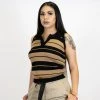 FB County Charlie Brown Sleeveless Shirt - Black/Tan