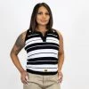 New Release FB County Charlie Brown Sleeveless Shirt - Black/White