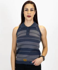 FB County Charlie Brown Sleeveless Shirt - Charcoal/Grey New Release