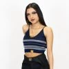 FB County Charlie Brown Spaghetti Strap Tank Top - Navy/Heather