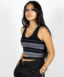 FB County Charlie Brown Tank Top - Black/Grey New Release