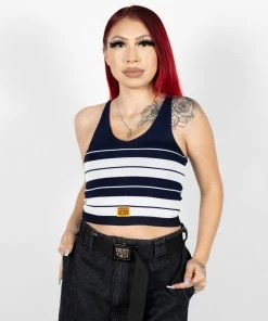 FB County Charlie Brown Tank Top - Navy/White New Release