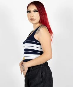 FB County Charlie Brown Tank Top - Navy/White New Release