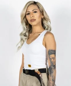 New Release FB County Charlie Brown Tank Top - White