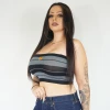 FB County Charlie Brown Tube Top - Black/Grey New Release 2 FB County Charlie Brown Tube Top - Black/Grey New Release