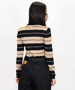 FB County Long Sleeve Turtle Neck - Black/Tan