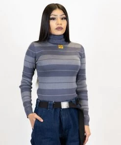 FB County Long Sleeve Turtle Neck - Charcoal/Grey New Release