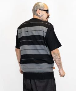 FB County Classic Charlie Brown Vest - Black/Grey