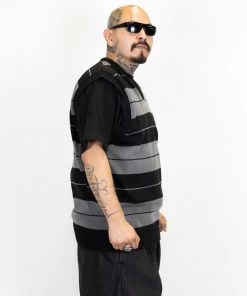 FB County Classic Charlie Brown Vest - Black/Grey