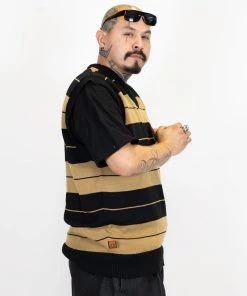 FB County Classic Charlie Brown Vest - Black/Tan New Releases