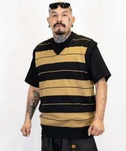 FB County Classic Charlie Brown Vest - Black/Tan New Releases