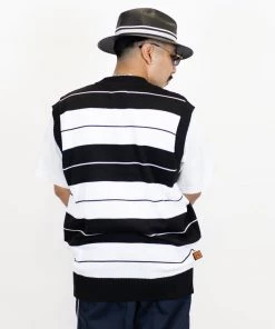 FB County Classic Charlie Brown Vest - Black/White