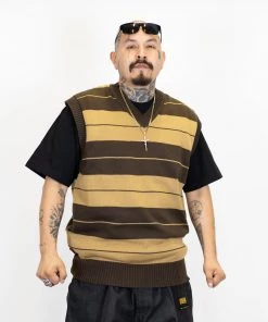 FB County Classic Charlie Brown Vest - Brown/Tan