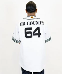 New Releases FB County Mens Baseball Classic Signature Jersey - White 12 New Releases FB County Mens Baseball Classic Signature Jersey - White