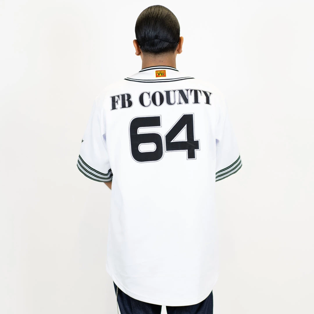 New Releases FB County Mens Baseball Classic Signature Jersey - White 5 New Releases FB County Mens Baseball Classic Signature Jersey - White