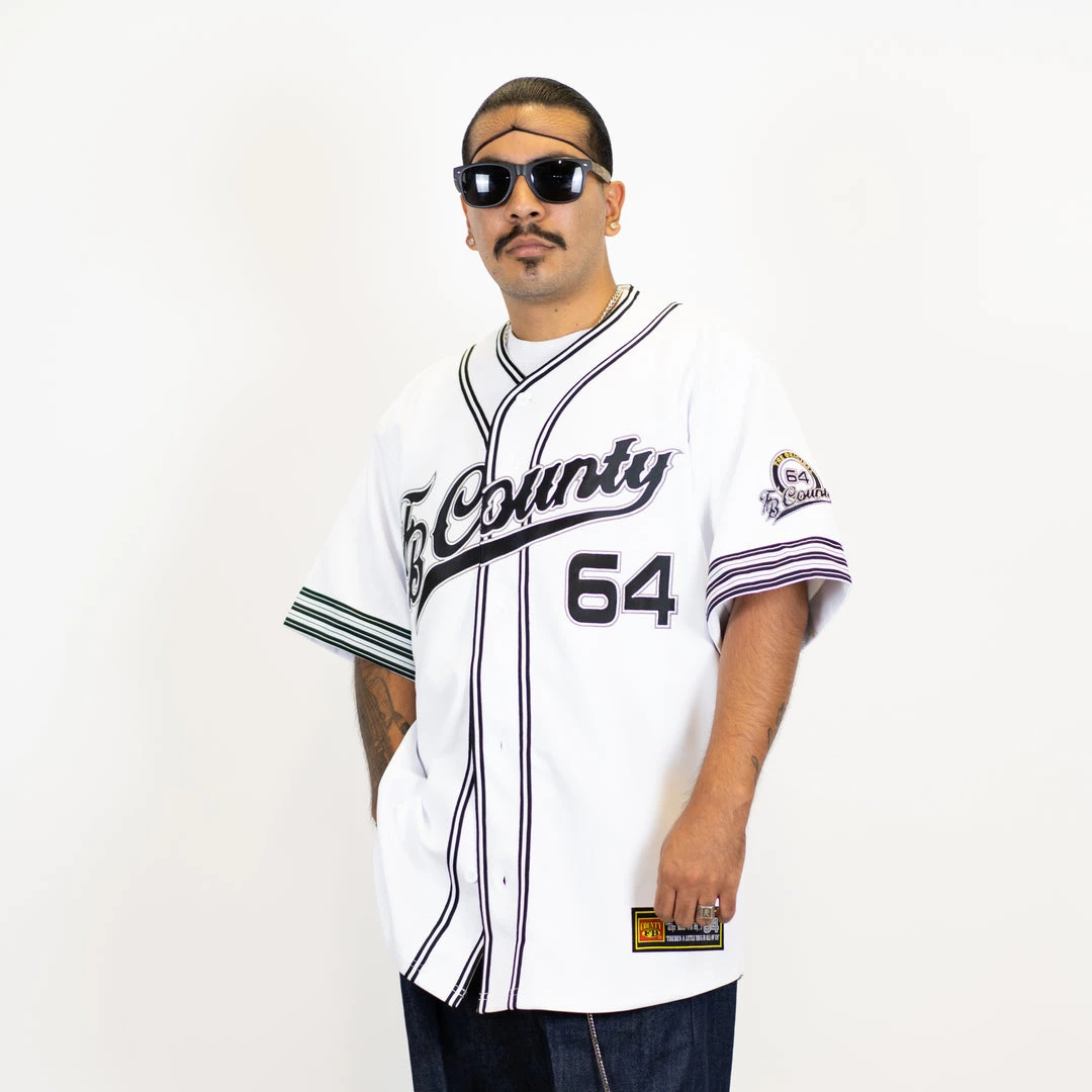 New Releases FB County Mens Baseball Classic Signature Jersey - White 3 New Releases FB County Mens Baseball Classic Signature Jersey - White