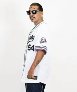 New Releases FB County Mens Baseball Classic Signature Jersey - White