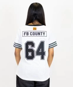 FB County Womens Football Classic Signature Jersey - White