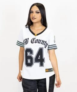 FB County Womens Football Classic Signature Jersey - White