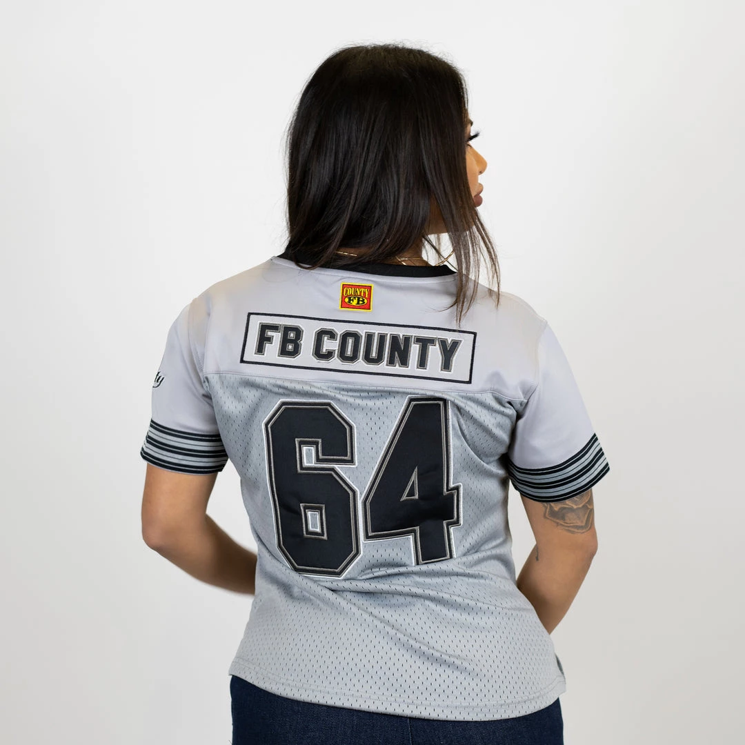 New Release FB County Womens Football Classic Signature Jersey - Grey 5 New Release FB County Womens Football Classic Signature Jersey - Grey