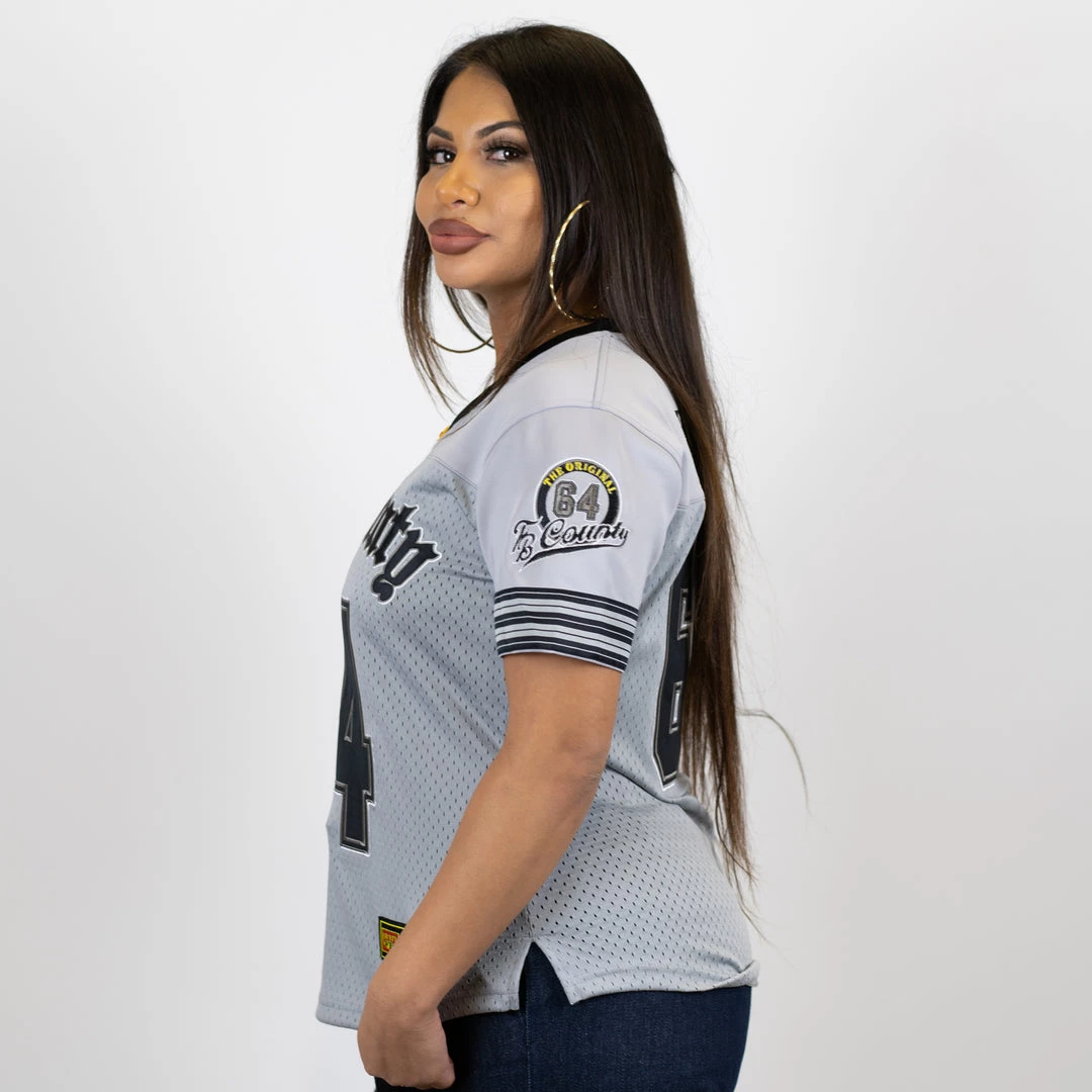 New Release FB County Womens Football Classic Signature Jersey - Grey 4 New Release FB County Womens Football Classic Signature Jersey - Grey