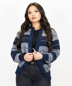 FB County Long Sleeve Charlie Brown Shirt - Navy/Heather