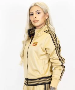 FB County Womens Track Jacket - Tan